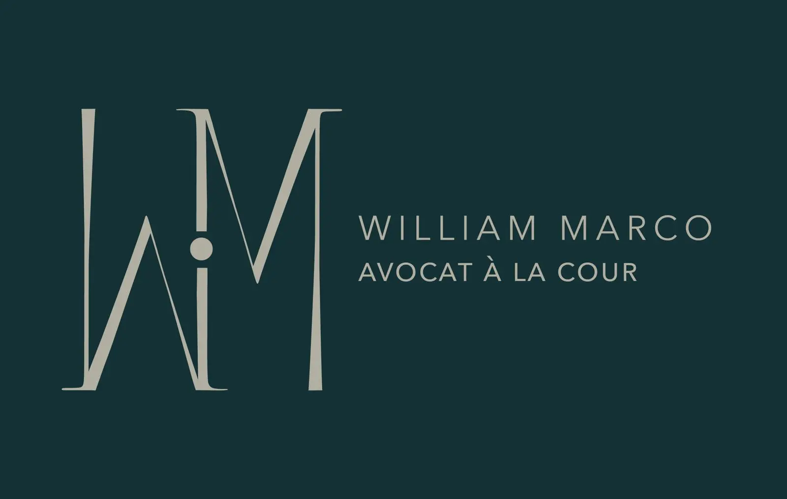 William Marco, avocat à la Cour